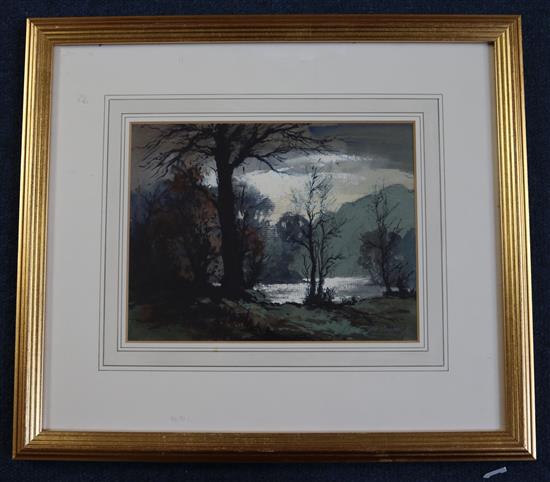 Robert Leslie Howey (1900-1980) Derwentwater, 5.75 x 7.5in.